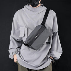 Men's Large Capacity Waterproof Crossbody Bag for Outings
