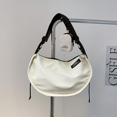 Men's Canvas Crossbody Bag Dumpling Bag Multifunctional Diagonal Shoulder Bag