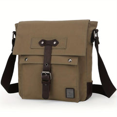 Men's Vintage Crossbody Bag Multifunction Diagonal Shoulder Bag