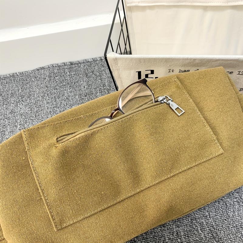 Men's Casual Canvas Messenger Shoulder Bag Large Capacity Hobo Bag