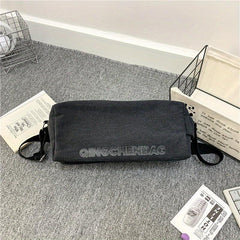 Men's Casual Canvas Messenger Shoulder Bag Large Capacity Hobo Bag