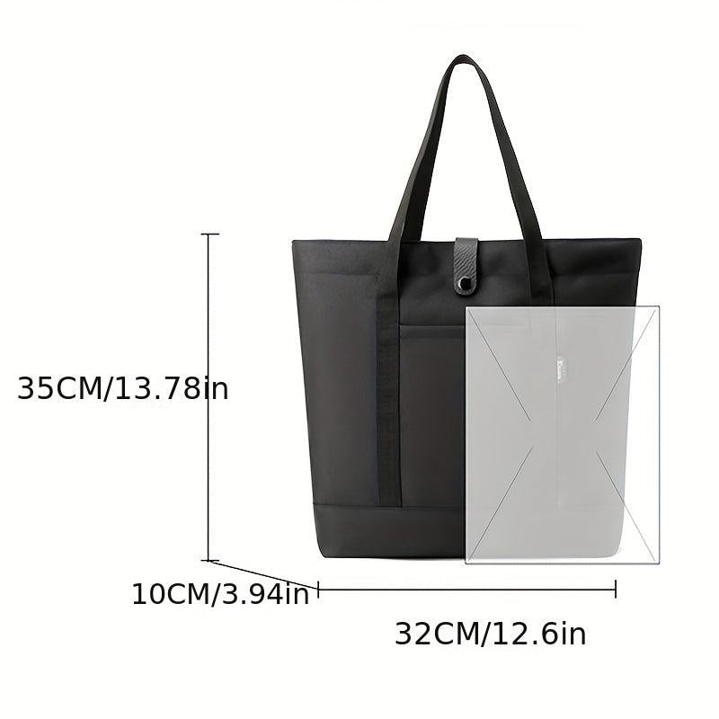 Men's Large Capacity Tote Bag, Shoulder Bag