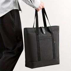 Men's Large Capacity Tote Bag, Shoulder Bag