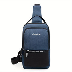 Men's Vertical Chest Bag Casual Shoulder Crossbody Bag
