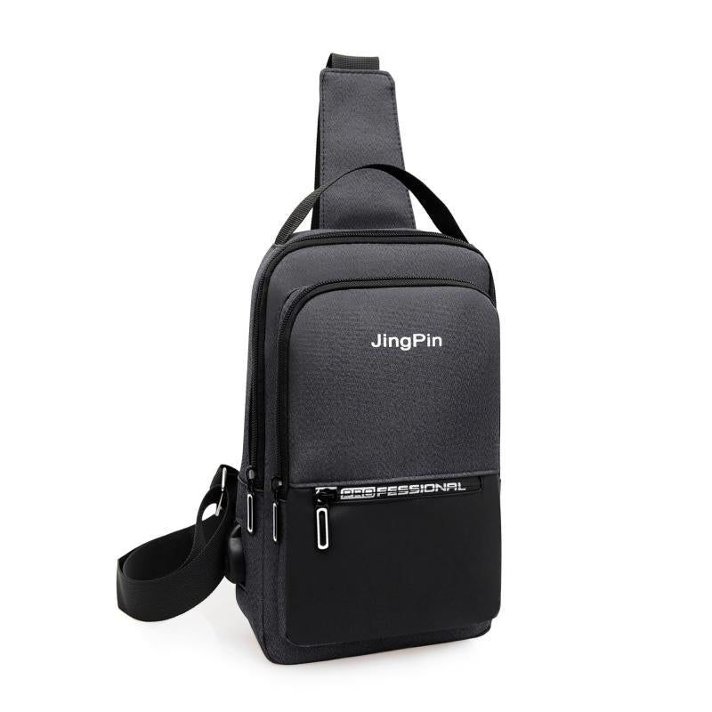 Men's Vertical Chest Bag Casual Shoulder Crossbody Bag