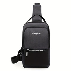 Men's Vertical Chest Bag Casual Shoulder Crossbody Bag