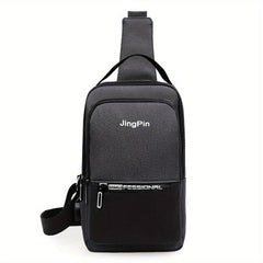 Men's Vertical Chest Bag Casual Shoulder Crossbody Bag