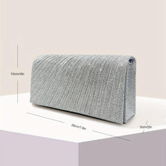 Glitter PVC Clutch Bag Women's Evening Bag & Purse For Party