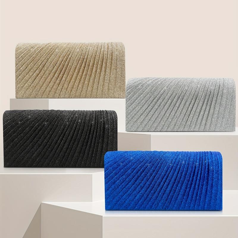 Glitter PVC Clutch Bag Women's Evening Bag & Purse For Party