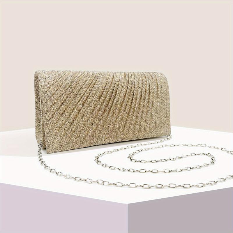 Glitter PVC Clutch Bag Women's Evening Bag & Purse For Party