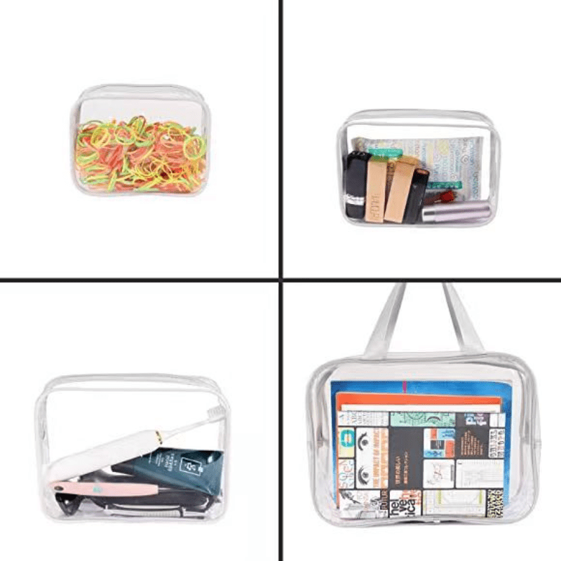 Clear PVC Makeup Bag Travel Toiletry Bag