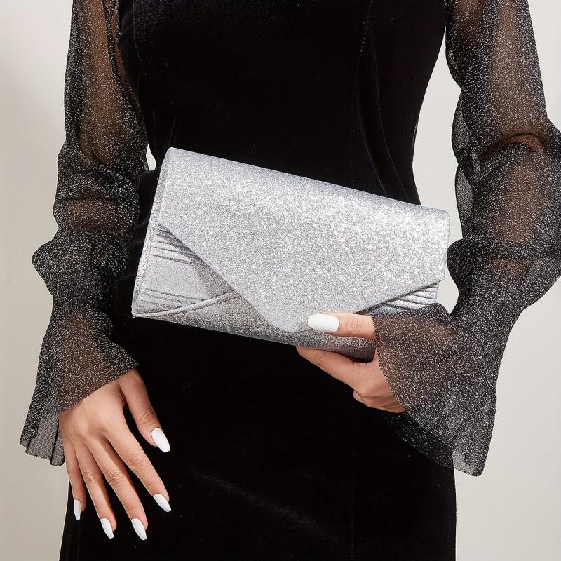 Glitter Clutch Sequins Evening Bag For Party Wedding