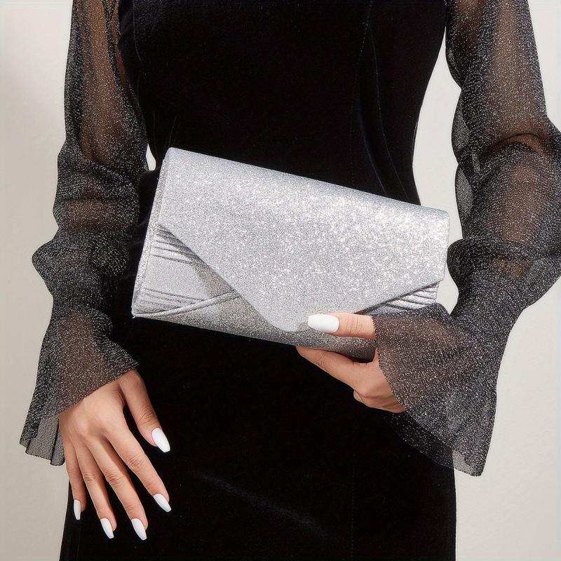 Glitter Clutch Sequins Evening Bag For Party Wedding