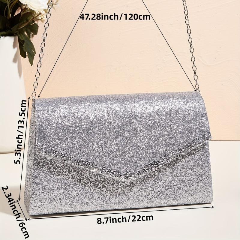Glitter Evening Bag For Party Classic Clutch Bag