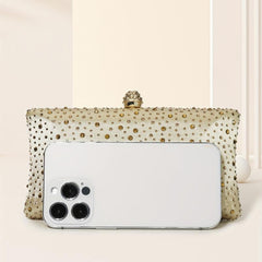 Rhinestone Clutch Purse Glitter Handbag for Prom