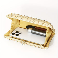 Rhinestone Clutch Purse Glitter Handbag for Prom