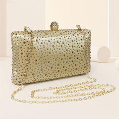 Rhinestone Clutch Purse Glitter Handbag for Prom