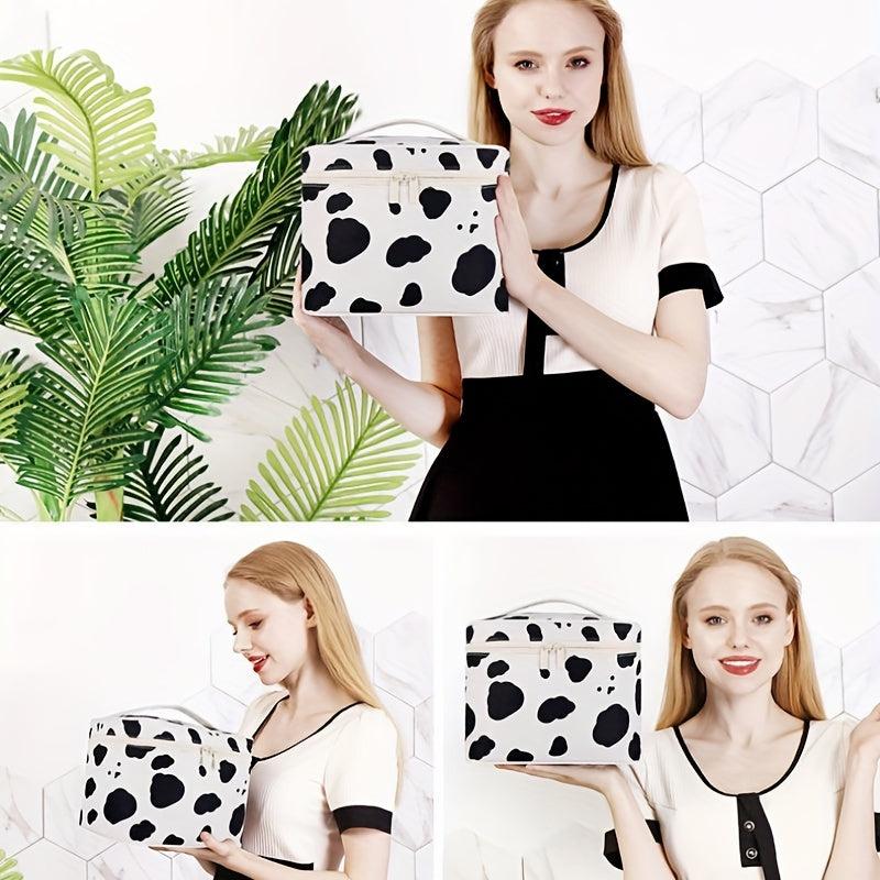 Cartoon Graphic Makeup Bag Portable Large Capacity Cosmetic Bag