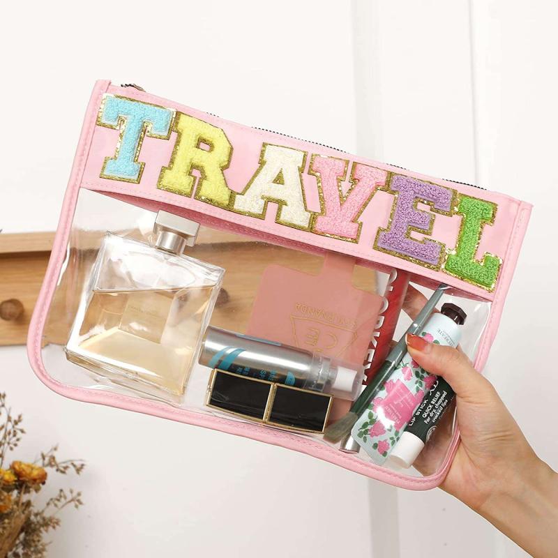 Transparent Zipper Cosmetic Bag Travel Storage Toiletry Bag