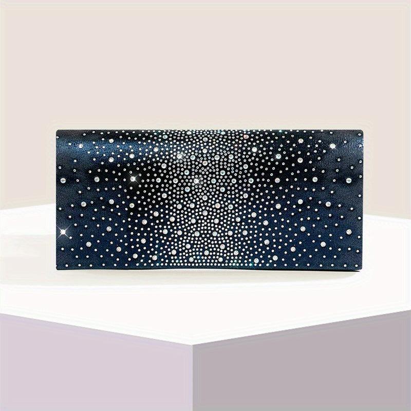 Glitter Chain Clutch Elegant Evening Bag