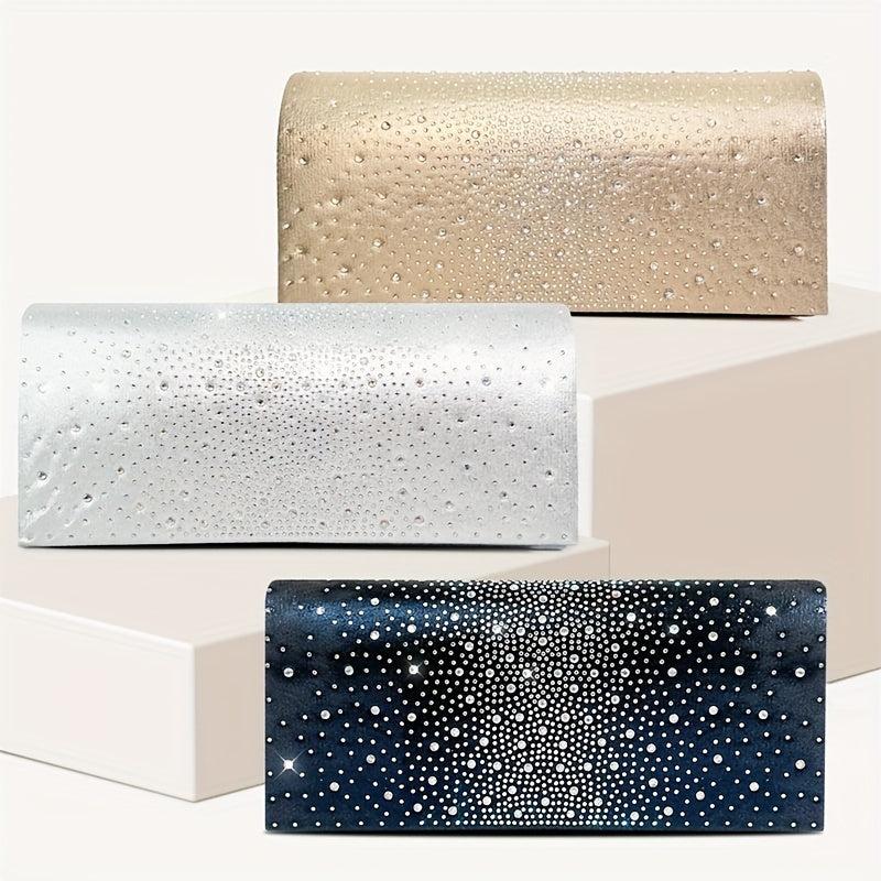 Glitter Chain Clutch Elegant Evening Bag