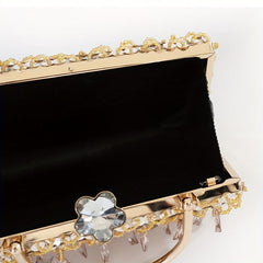 Rhinestone Evening Handbag Glitter Dinner Purse for Wedding Party Prom