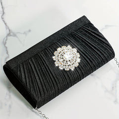 Glitter Rhinestone Evening Bag Dinner Clutch Purse Formal Banquet Handbag