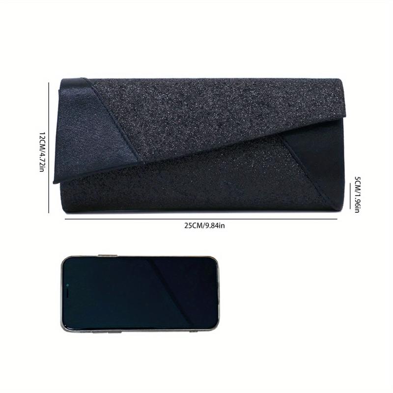 Glitter Evening Bag Dazzling Wedding Clutch Purse Chain Shoulder Bag