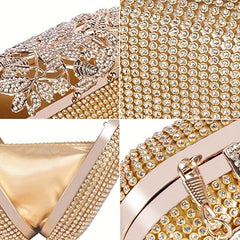 Rhinestone Clutch Wallet Evening Bag for Women