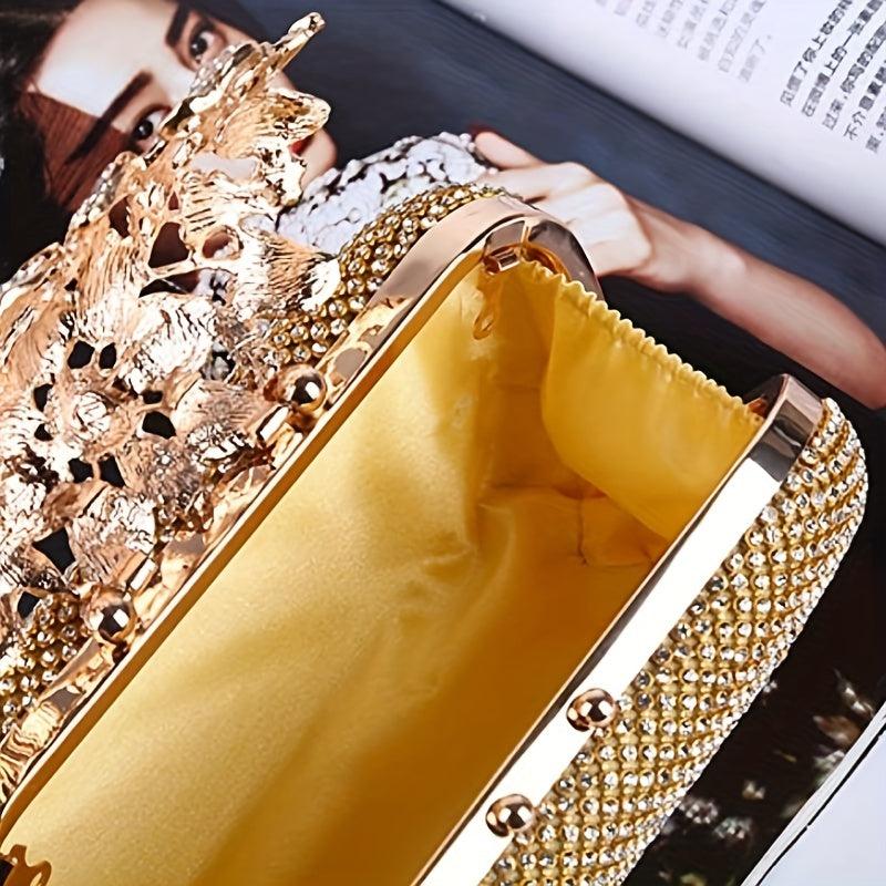 Rhinestone Clutch Wallet Evening Bag for Women