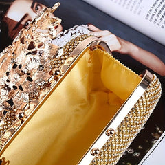 Rhinestone Clutch Wallet Evening Bag for Women