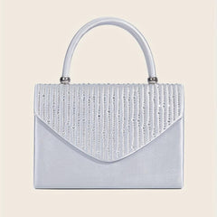 Glitter Rhinestone Evening Handbag Dinner Clutch Purse Formal Banquet Handbag