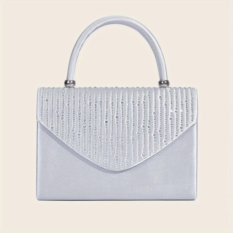 Glitter Rhinestone Evening Handbag Dinner Clutch Purse Formal Banquet Handbag