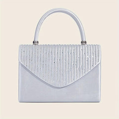 Glitter Rhinestone Evening Handbag Dinner Clutch Purse Formal Banquet Handbag