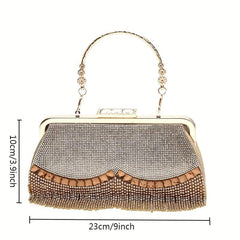 Sparkling Tassel Evening Bag for Wedding Party