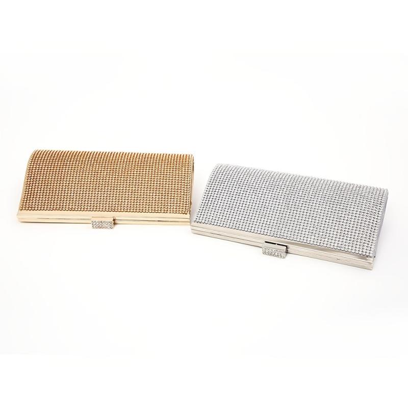 Glitter Rhinestone Evening Bag Dinner Clutch Purse Banquet Handbag