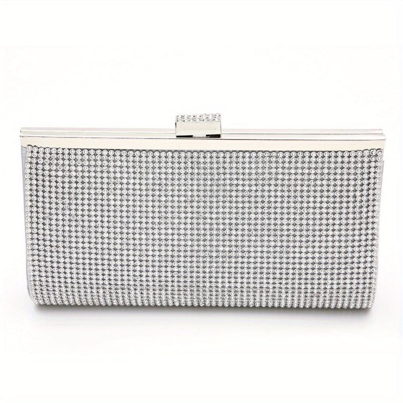 Glitter Rhinestone Evening Bag Dinner Clutch Purse Banquet Handbag