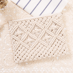 Tassel Clutch Straw Woven Retro Hand Woven Bag Women's Bag