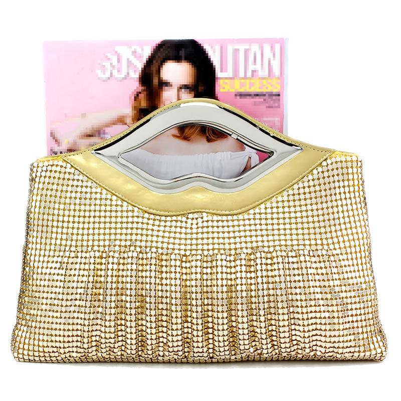 Elegant Aluminum Evening Bag for Wedding Bridal Purse