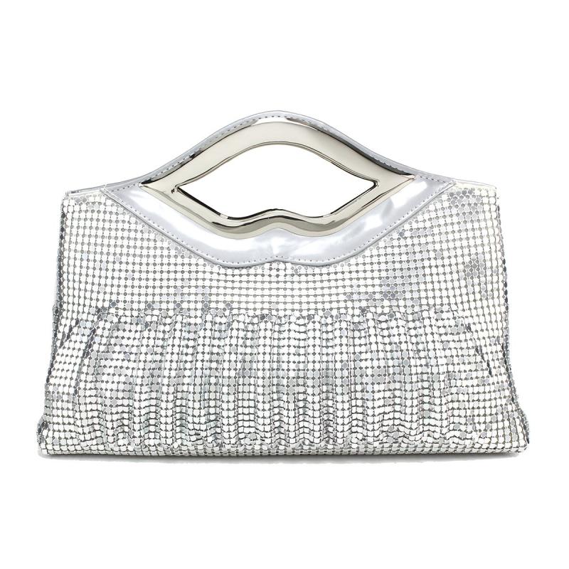 Elegant Aluminum Evening Bag for Wedding Bridal Purse
