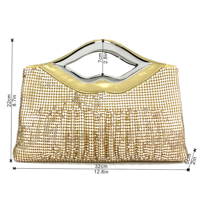 Elegant Aluminum Evening Bag for Wedding Bridal Purse