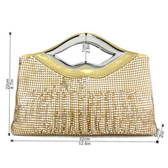Elegant Aluminum Evening Bag for Wedding Bridal Purse