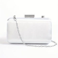 Rhinestone Evening Bag Box Clutch Chain Handbag