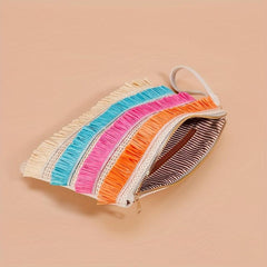 Vintage Ethnic Style Envelope Bag Retro Bohemian Clutch Purse