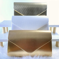 Square Evening Bag For Party Women's Banquet Bag Solid Classic
