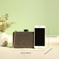 Glitter Rhinestone Clutch Wallet Evening Bag For Party