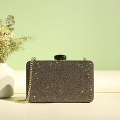 Glitter Rhinestone Clutch Wallet Evening Bag For Party