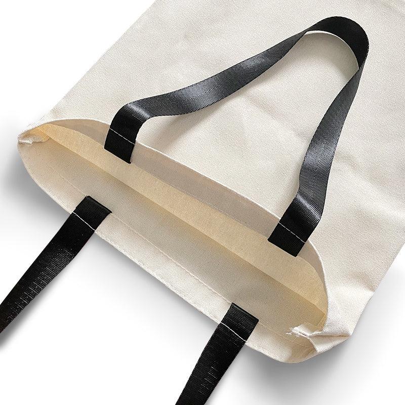 Panda Print Canvas Tote Bag Lightweight Shoulder Bag