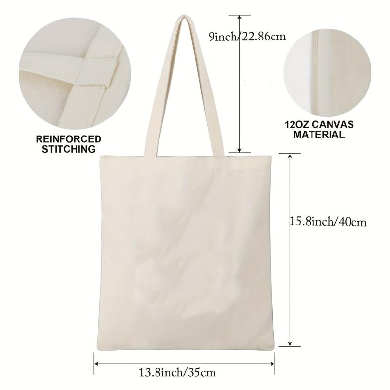 Starry Sky Painting Canvas Bag Lightweight Shopping Handbag