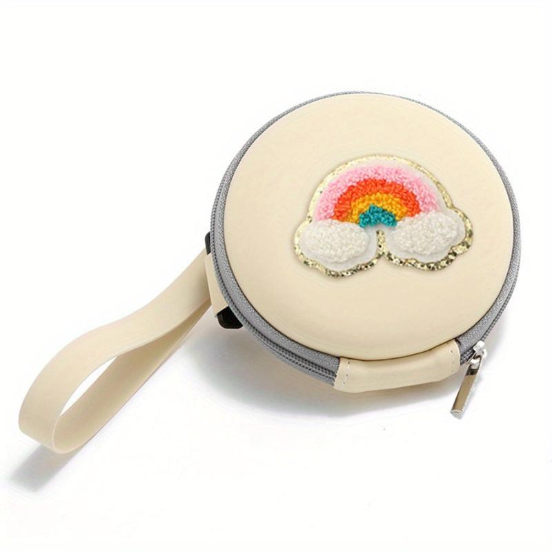 Mini Coin Purse with Wristband & Chenille Patches